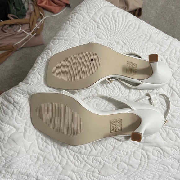 NWOT Princess Polly White Heeled Sandals - Picture 4 of 6